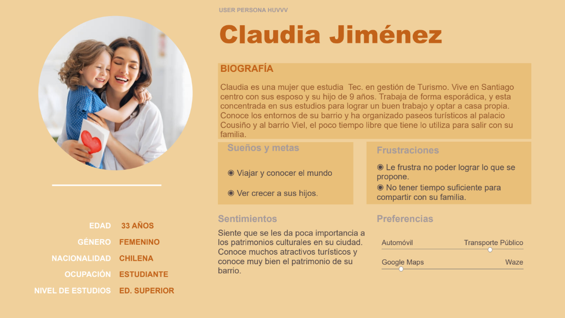 PATRIMONIapp: Redescubre Tu Ciudad - Arquetipo de Usuario 1