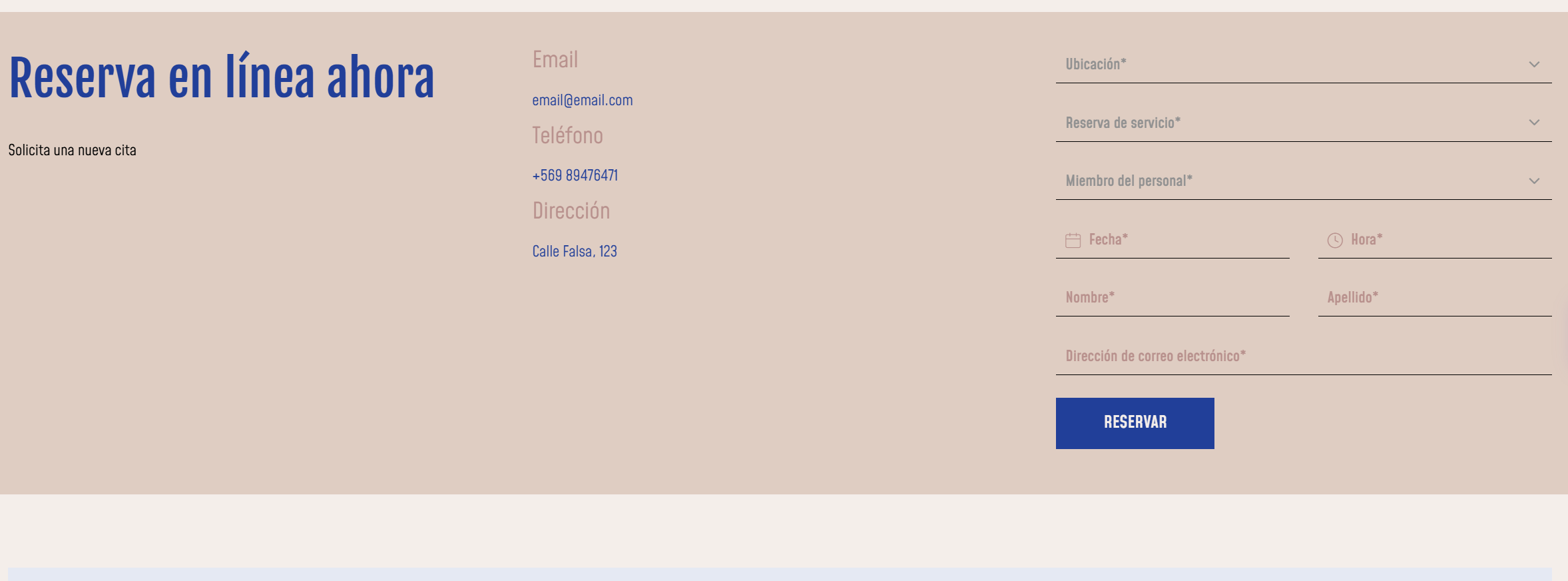 WebApp Nicole Trarupil - Sitio Web Nicole 