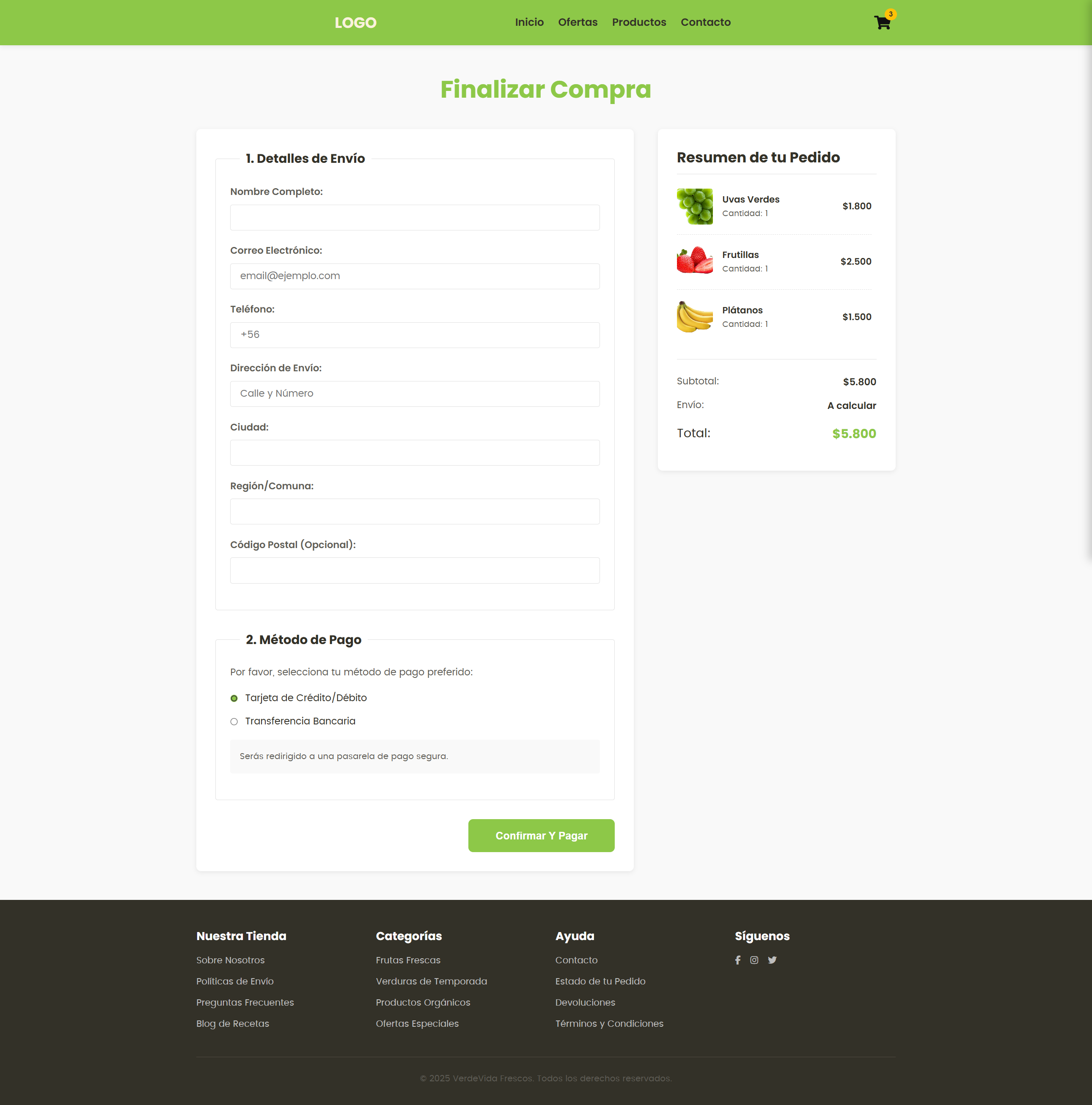 Renovación E-commerce Frutas y Verduras - Imagen 3