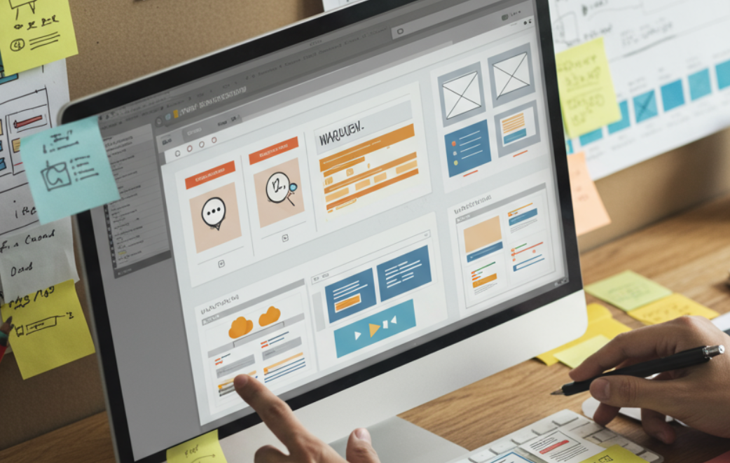 Persona trabajando en desarrollo web